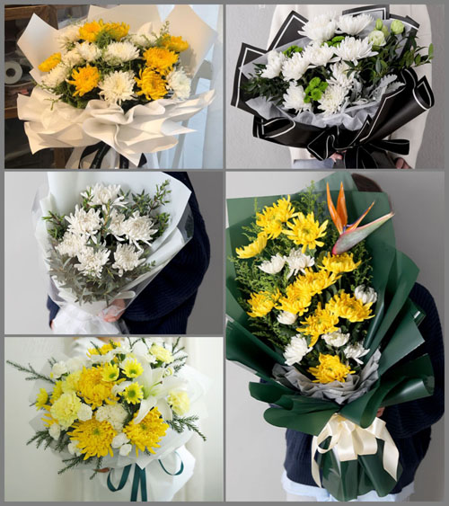 广西百色隆林县德峨乡白事花束代送